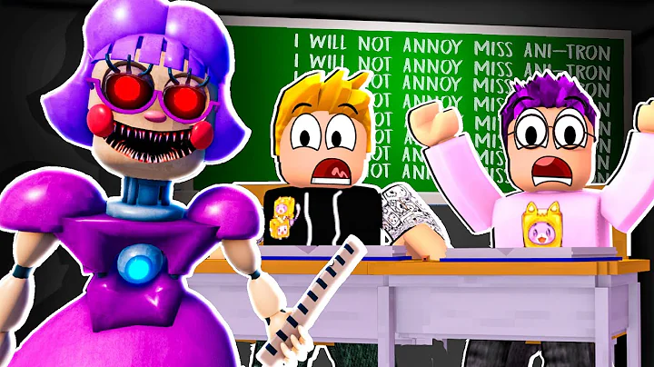 Can We Escape MISS ANI-TRON DETENTION In ROBLOX!? ...