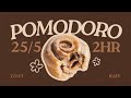 𝒄𝒊𝒏𝒏𝒂𝒎𝒐𝒏 𝒓𝒐𝒍𝒍 🤎 rainy focus session | 25/5 pomodoro timer | cozy lofi deep work music
