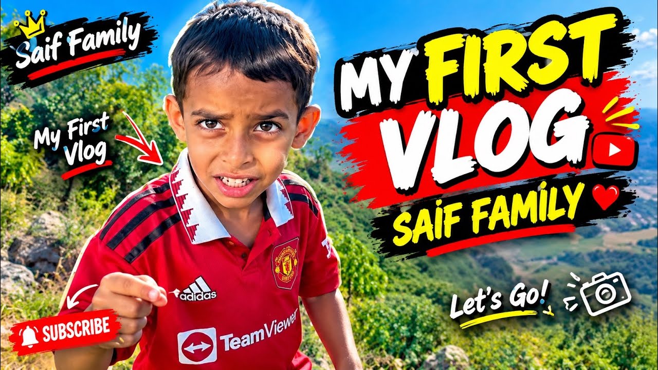 My First Vlog 😱 ️ | Saif Family Ki Shuruaat! - YouTube