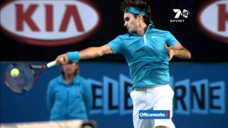 Roger Federer forehand slow motion HD 1080p FullHD