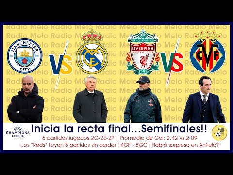 Previa de semis de Champions: City-Madrid para alquilar balcon; un Liverpool inevitable en la final?