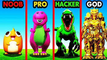 Upgrading NOOB DINOSAUR Into GOD