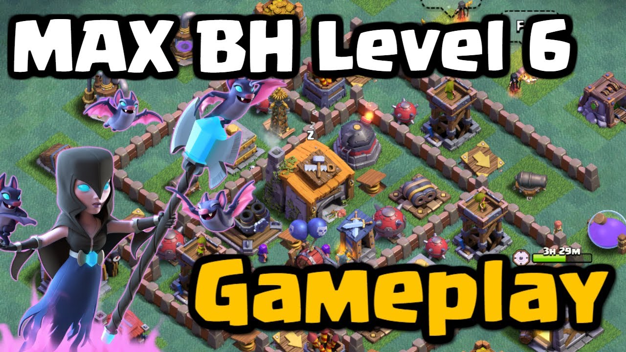 Max Builder Hall Gameplay Level 6 BH6 Clash Of Clans YouTube