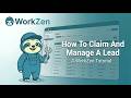 How To Claim And Manage A Lead in WorkZen