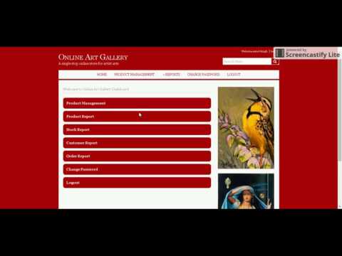 Online Art Gallery | Java JSP Servlet Project Tutorial | Java JSP CRUD Project
