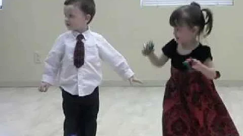 Mason and Linnea's holiday performance