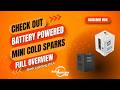 Mini Battery Powered Cold Sparks | Fixture Overview and Demo | Both Lighting USA