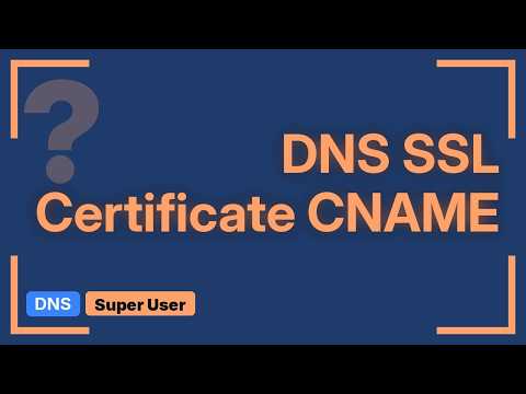 SSL certificate for CNAME record (3 Solutions!!)