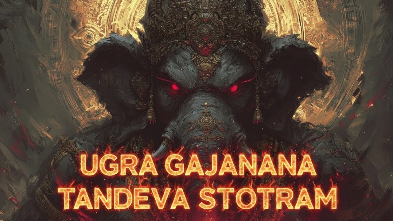 Ugra Gajanan Tandava Stotram | Fierce Ganapati Tribal Sanskrit Chant | Pralaya Energy 