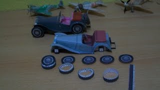 MG TC Midget Papercraft (Remake) @Hermercraft