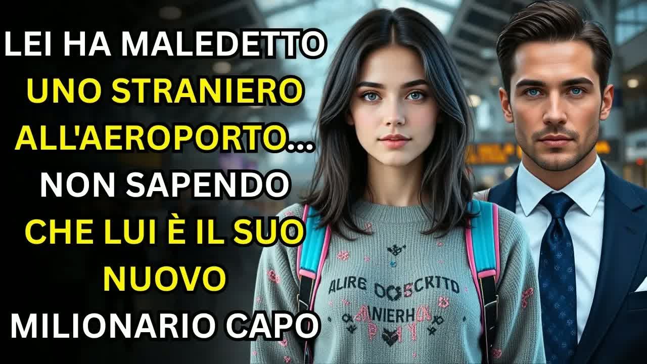 Lei ha maledetto uno straniero all'aeroporto    non sapendo che lui è il suo nuovo milionario ca