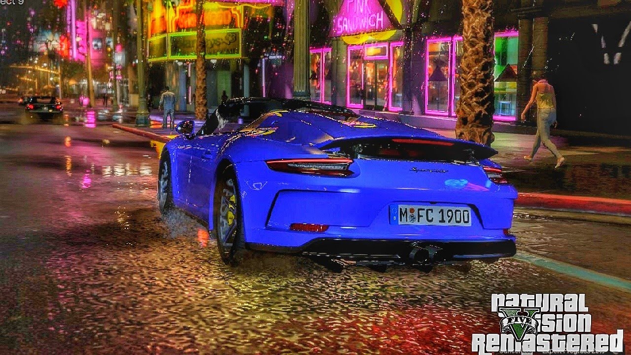 Natural Vision Remastered Gameplay GTA 5 |Graphics Mod - YouTube