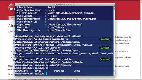 What is Drush? Drupal Shell