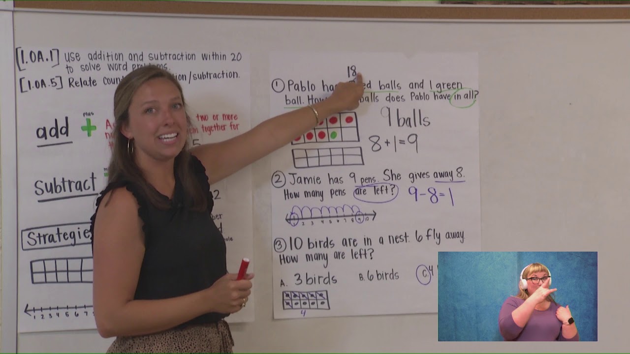 1st Grade Math 042020 - YouTube