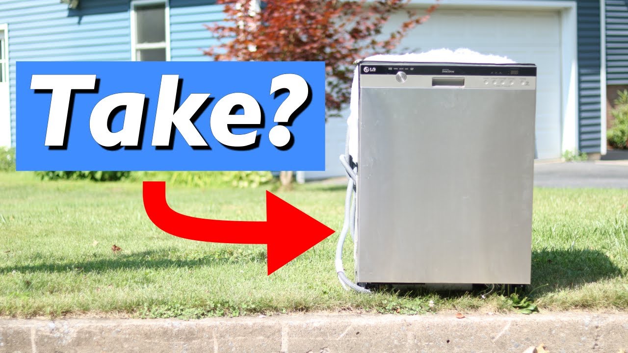 Trashpicked 600 LG dishwasher fixed with simple repair! YouTube
