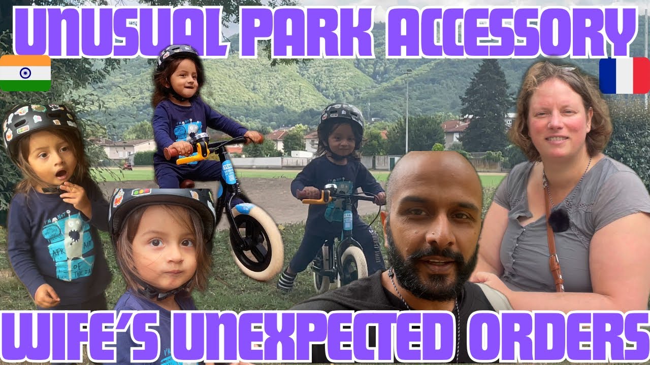 French🇫🇷 Wife Said No Chill! 🤯 Why an Indian🇮🇳 Carries a Screwdriver to the Park? Family Vlog