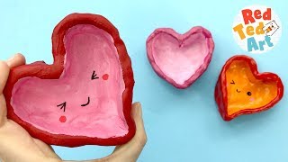 Download lagu How to make a Heart Pinch Pot Easy - Valentine's Day Gift or Mother's Day Gift - Easy  Clay projects