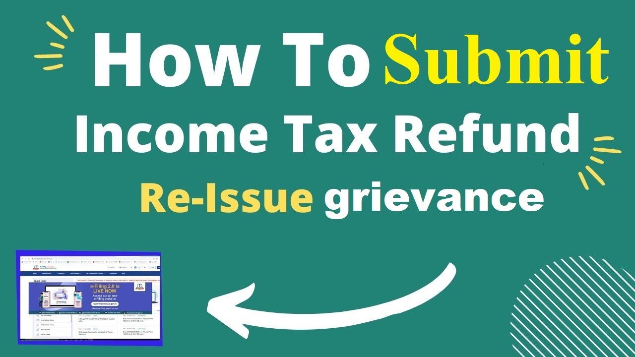 how-to-submit-grievance-for-income-tax-refund-income-tax-refund