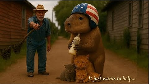 Capybara Saves a Starving Cat Family – Then Gets Beaten for It