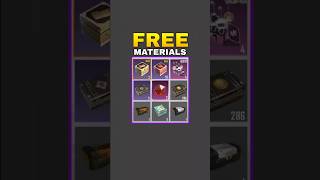 FREE Materials 💯 #pubgmobile #bgmi #pubg amazing rebate