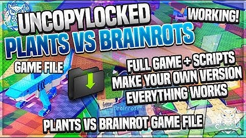 🌈 (UNCOPYLOCKED) Plants VS Brainrots WORKING | Roblox Studio (2025)