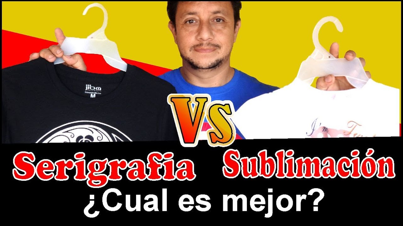 ¿Cuál Es La Diferencia Entre Serigrafía Y Sublimación?