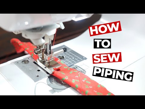 How to Make & Sew Piping 