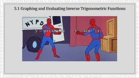 5.1 Introduction to graphing inverse trig functions