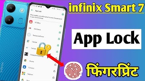 infinix smart 7 app lock fingerprint | how to set app lock fingerprint infinix smart 7