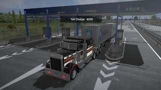 showcasing the peterbilt 368 🚚  double box container delivery