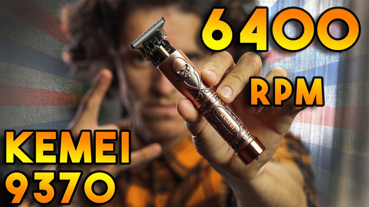 KEMEI 9370 - Máquina de acabamento da CHINA - Unboxing e Review