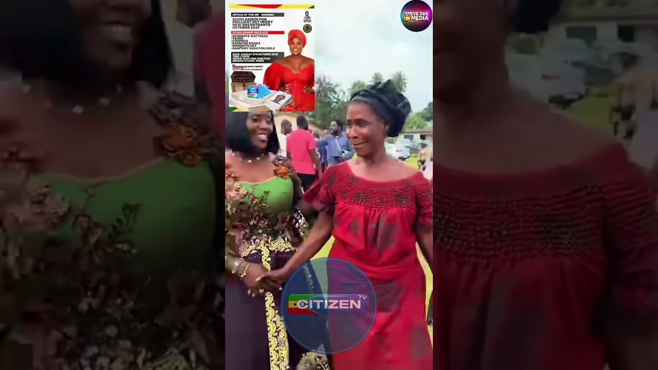 SPONSORING OVER 600 NEW SHS Student Jomoro MP Hon  Dorcas Affo 