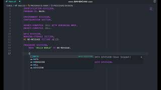 Hello World! - GnuCOBOL Basics