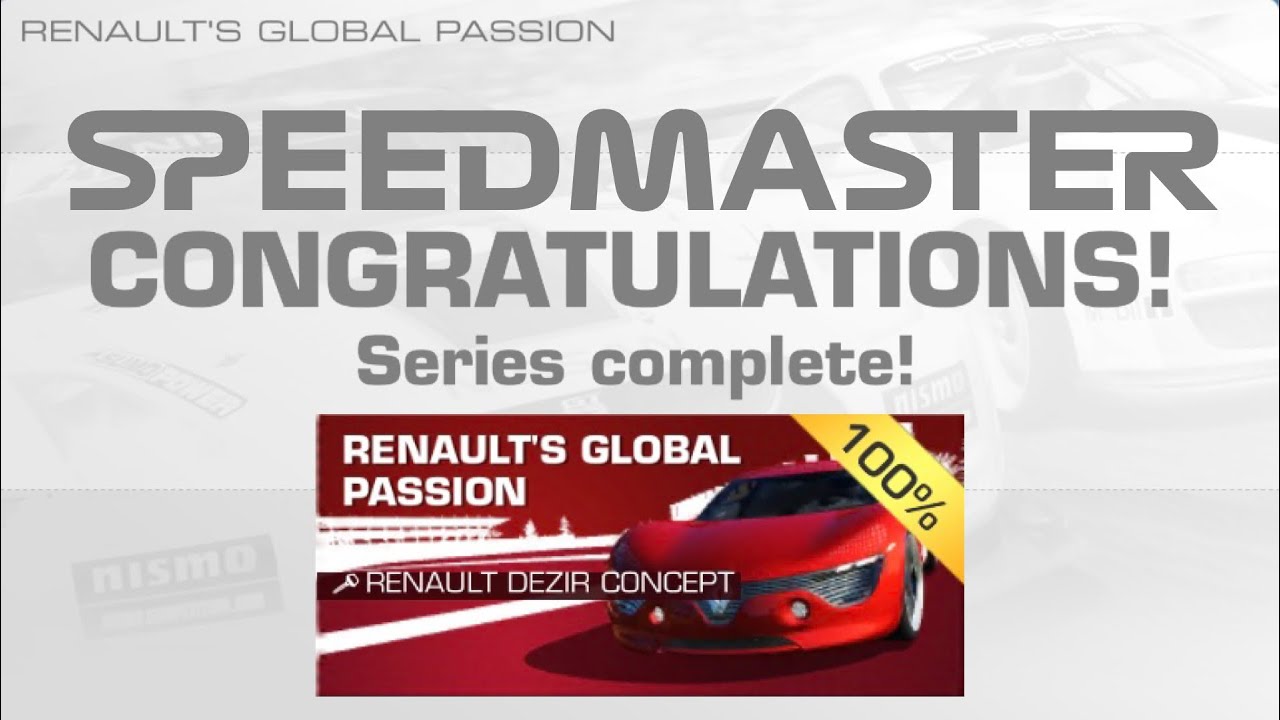 Real Racing 3 - PRO - Renault's Global Passion - 100% Complete Walkthrough