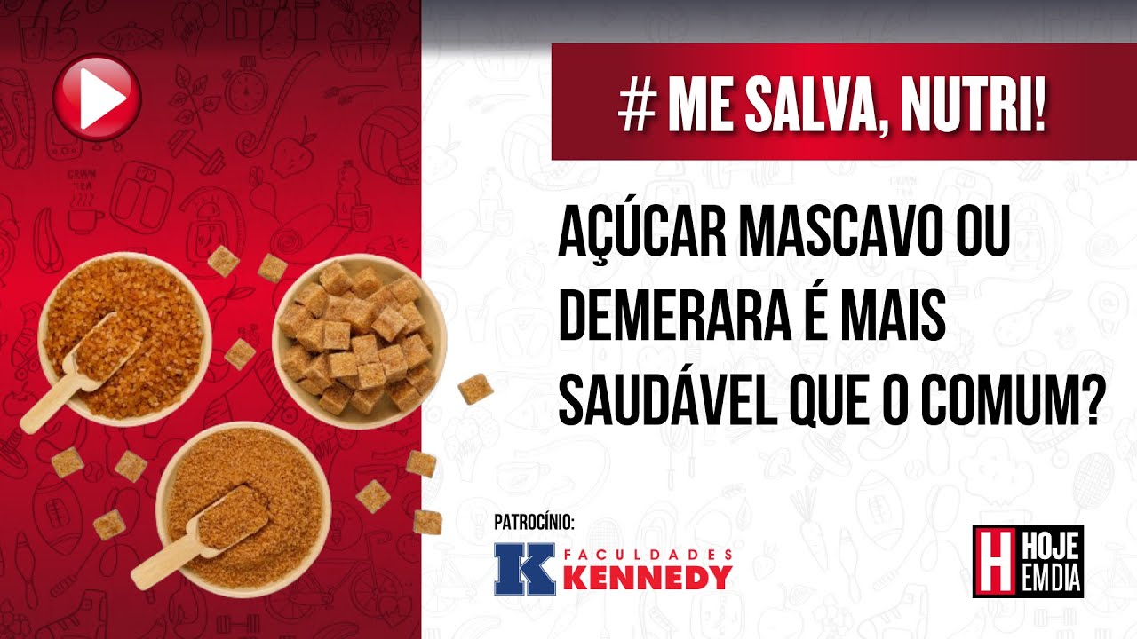 Açúcar mascavo ou demerara é mais saudável que o comum? - YouTube