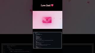 Love card using html css js. #coding  #shortsfeed #shorts #viral