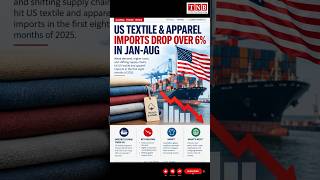 US Textile & Apparel Imports Fall Over 6% in January–August