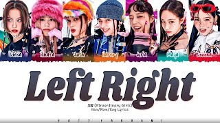 [CORRECT] XG - 'LEFT RIGHT' Lyrics [Color Coded_Eng] Resimi