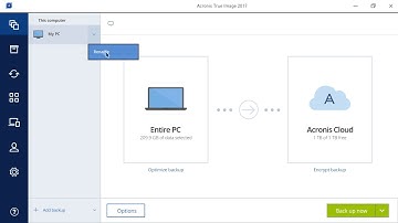 How to back up files and folders with Acronis True Image