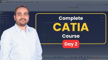 CATIA Complete Course Tutorial Day 2 | Rectangle, Circle, Slot, Hexagon and Constraints in CATIA