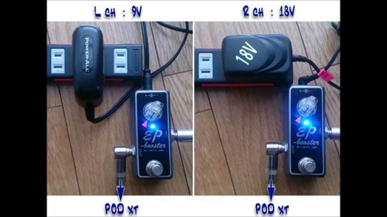 Xotic EP booster 9V vs 18V / Ikakoo Gathering