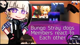 Bungo Stray Dogs react to each other : Atsushi . Angst + No ships [1/5]
