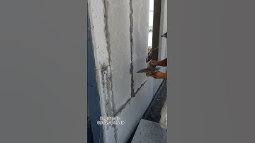 Trám mạch tấm bê tông nhẹ ALC #aacblock #tấm_alc #alcpanel #gạch_aac #construction