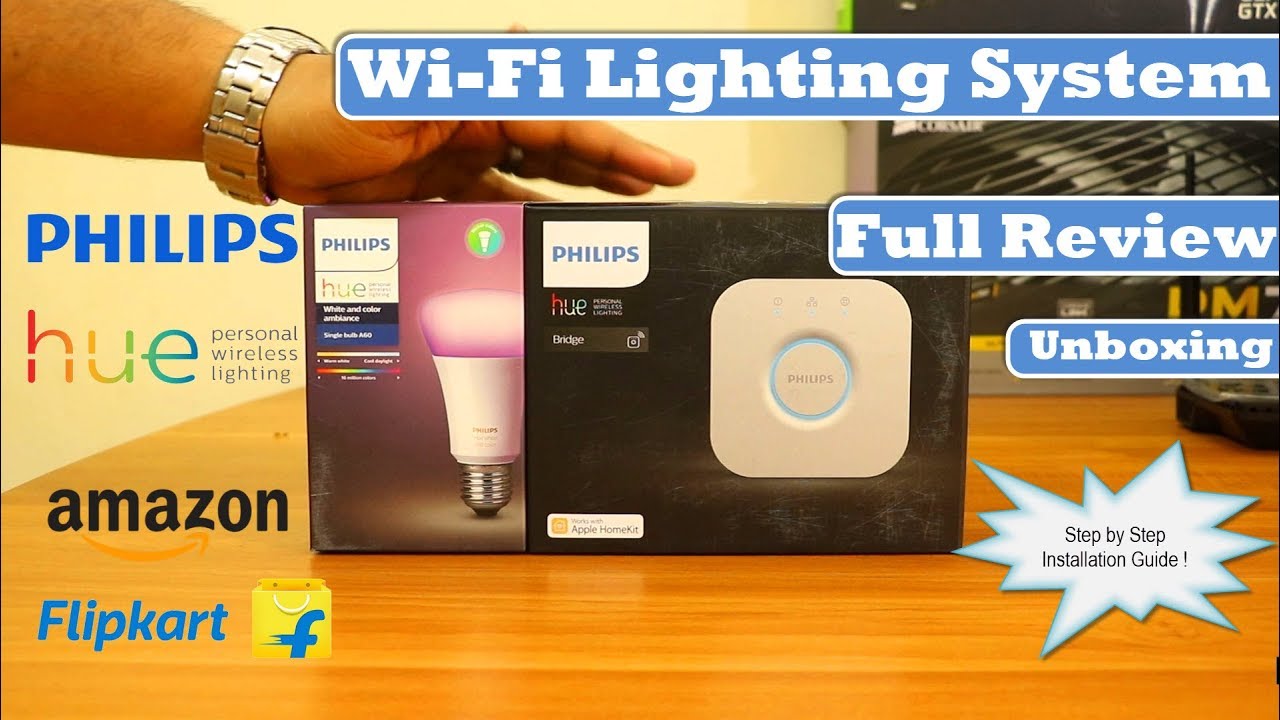 Philips Hue GU10 Smart Spotlight LED with Bluetooth Unboxing and Setup 
