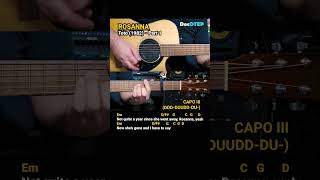 Download Lagu Rosanna - Toto (1982) Easy Guitar Chords Tutorial with Lyrics Part 1 SHORTS REELS MP3