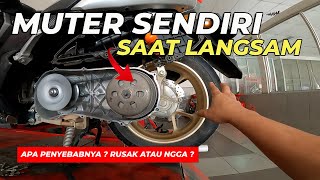 RODA BELAKANG NMAX BERPUTAR SENDIRI TANPA DI GAS