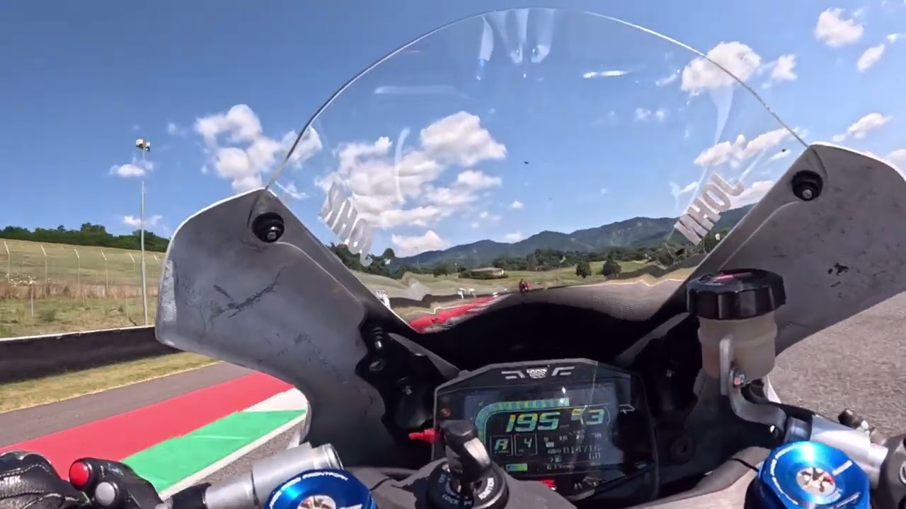 A lap around Mugello on a Suzuki GSXR1000