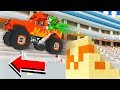 JUMPING A MONSTER TRUCK IN MINECRAFT!