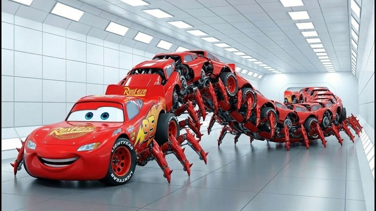 Centipede McQueen Unleashed — City in Chaos, Only Friendship Can Save Him! 😰💥