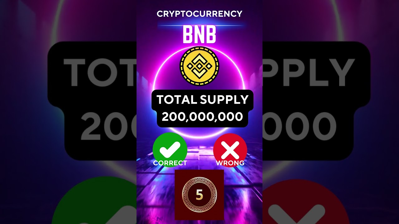 WHAT IS THE TOTAL SUPPLY OF BNB ( BINANCE) COIN ? 